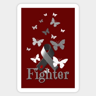 Fighter! Diabetes Ribbon Sticker